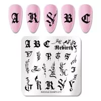 Nicole Diary, Пластина для стемпинга 6*6 см 51362 ND-217, 1 шт