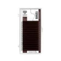 Ресницы темно-коричневые LOVELY Bordèu - 16 линий - MIX