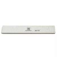 Пилка для ногтей широкая 80/120 хит продаж (серая) в индивидуальной упаковке TNL