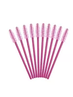 Щеточки упаковка 10 штук (Ворсовые)(Малиновые)