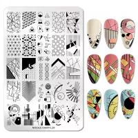 Nicole Diary, Пластина для стемпинга 14,5*9,5 см 49669 ND-L26, 1 шт