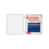 Цветные ресницы Lash&Go (Лэш енд гоу) микс Синий 6 линий Цветные ресницы Lash&Go (Лэш енд гоу) микс Синий 6 линий