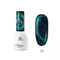 Гель-лак Illusia 10D, кошачий глаз №05 - изумрудный синий, TNL Professional, 7 мл